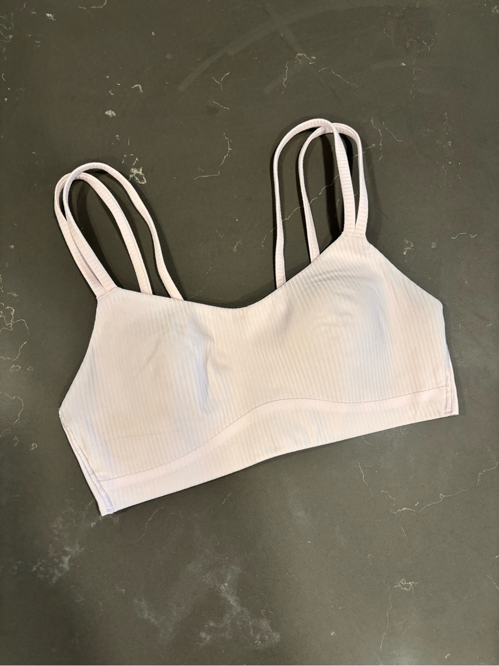 lululemon athletica Ribbed Double-Strap Bralette in Pink / Lavender 4